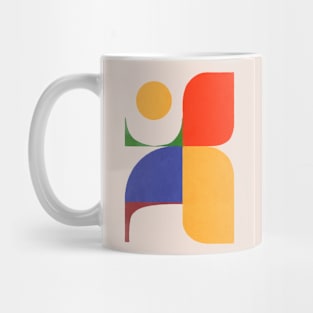 RGBY Geometric Mug